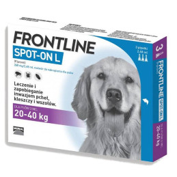 Frontline Spot-on , pies,  L 3 pipety x 2,68 ml