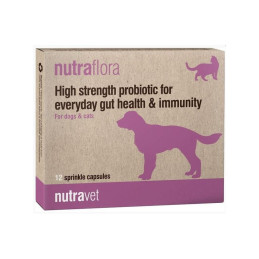 NutraFlora na jelita dla psów i kotów, 12 tab.