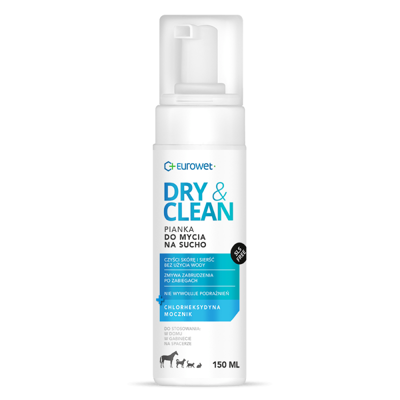 Eurowet Dry&Clean Pianka Mycie na Sucho 150 ml