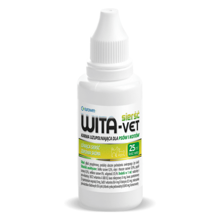 Eurowet WITA-VET Sierść, dla psa i kota, 25 ml