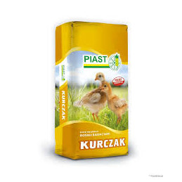 Piast, pasza dla kurczaków 2G, od 8 tyg, pasza startowa dla kurcząt 25 kg