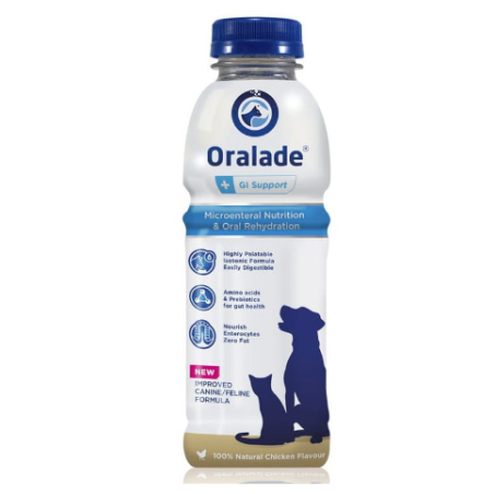 Livisto, Oralade GI Support, 500 ml , elektrolity z probiotykiem dla psów i kotów