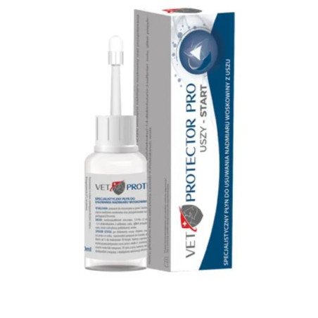 Vet Protector, Uszy Start 30 ml