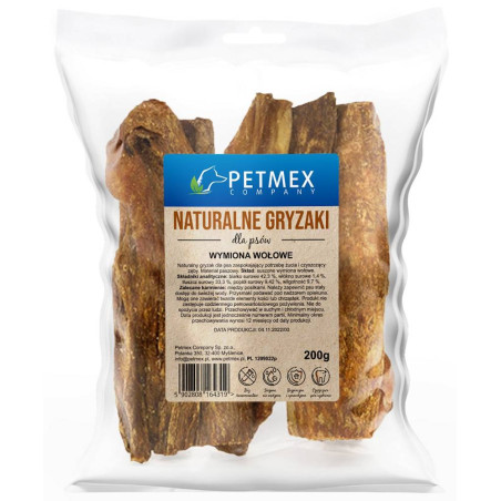 Petmex, wymię wołowe, 200 g