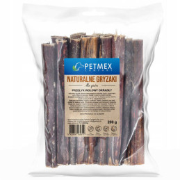 Petmex, Przełyk wołowy okrągły, gryzak naturalny, 200 g
