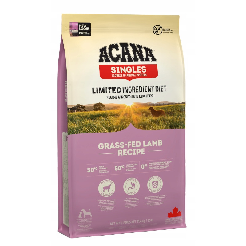 Acana, Grass-Fed-Lamb, pies, 11,4 kg