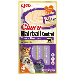 Inaba Cat Churu Hairball Tuna 4x14g (56g) EU675