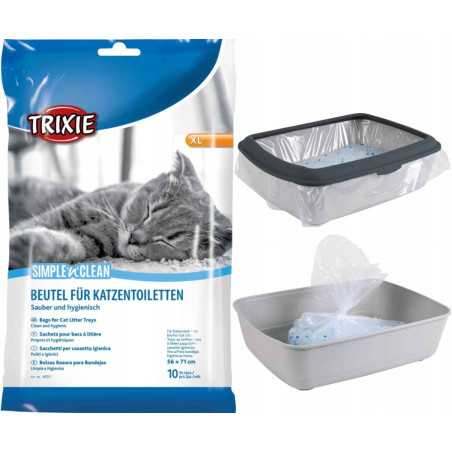 Trixie, Worki foliowe do kuwety, rozmiar XL