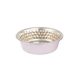 Barry King, Miska dla psa, fioletowa, stal nierdzewna, 470 ml