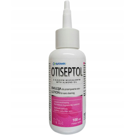 Eurowet, Otiseptol, krople do oczu i nosa dla psów i kotów, 100 ml