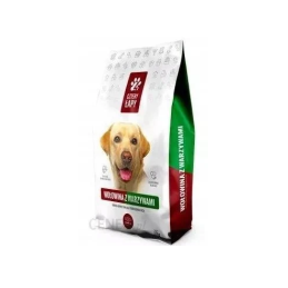 4 Łapy Premium, wołowina z warzywami, 10 kg