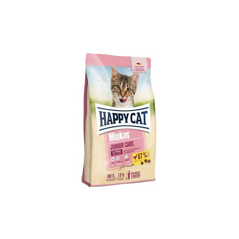 Happy Cat, Minkas Junior Care, Drób, 1,5 kg