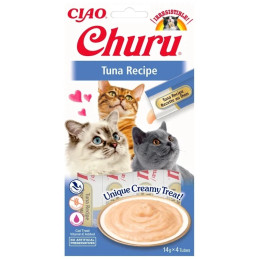 Inaba Cat Churu Tuna Recipe, 4 x 14 g