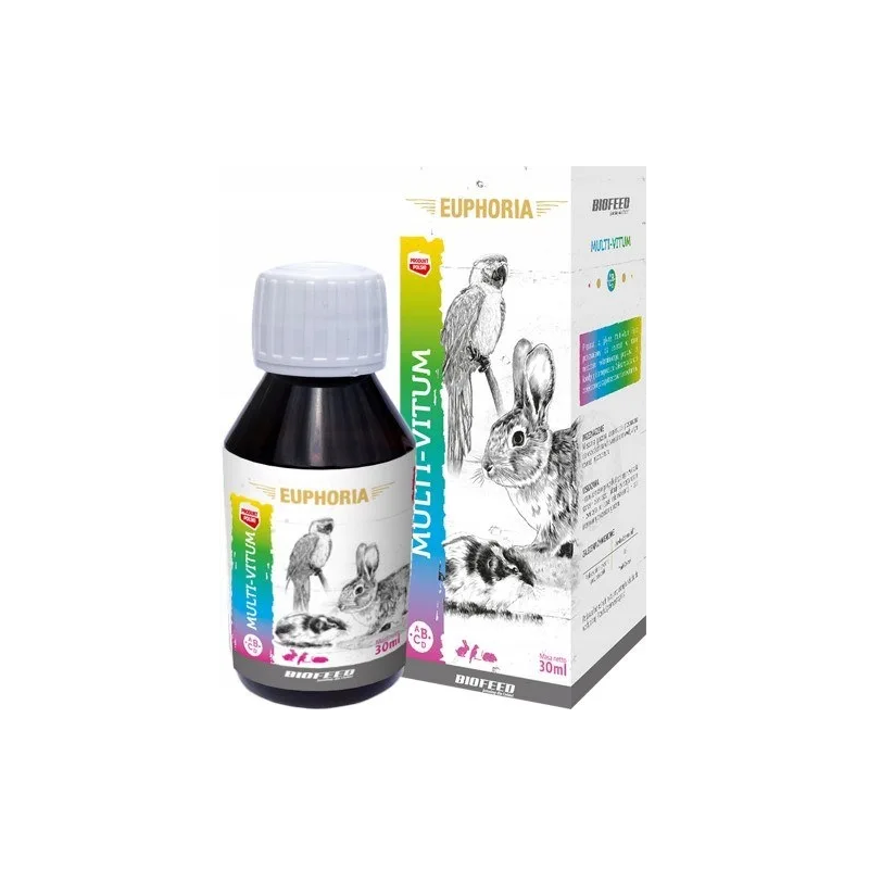 Biofeed MULTI-VITUM EGZO 30 ml preparat witaminowy dla zwierząt egzotycznych