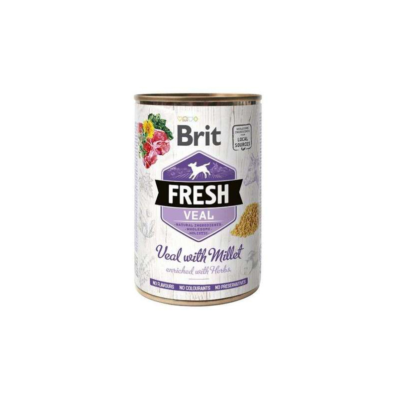 Brit Fresh Veal with millet 400g cielęcina z prosem karma dla psa