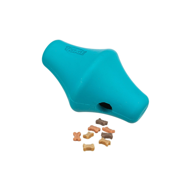 Trixie, Snack spinner, zabawka, na przysmaki, dla psa, petrol, guma naturalna, 12 cm TX-33419