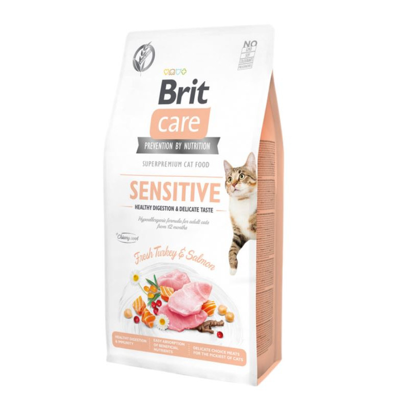 Brit Care Sterilized Sensitive turkey&salmon 7kg
