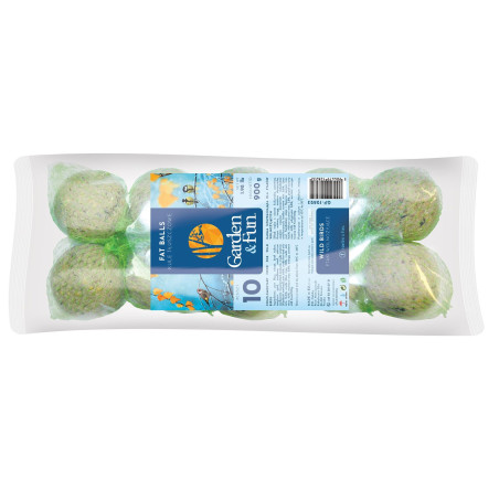 Garden&Fun, Kule tłuszczowe 90 g / szt, 10 szt w opakowaniu