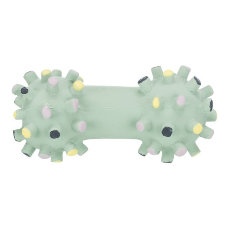 Trixie, Mini hantel junior, gryzak lateksowy hantel z kolcami dla psa, 10 cm