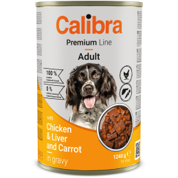 Calibra Dog Premium Adult Chicken with Liver 1240g