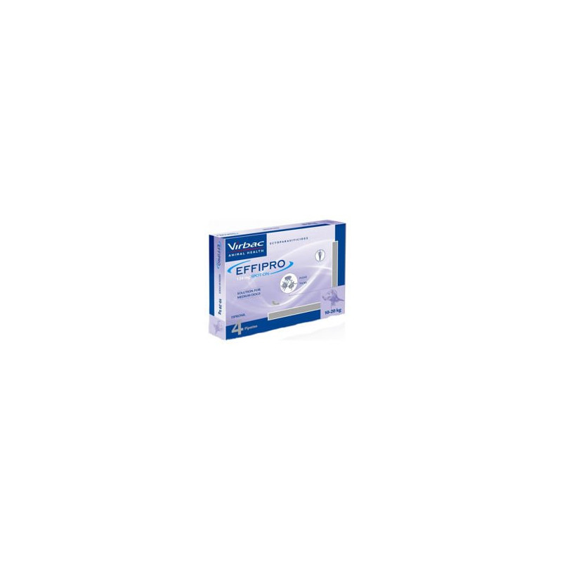 Virbac, EFFIPRO spot-on dla psów ras średnich, 10-20 kg, 134 mg