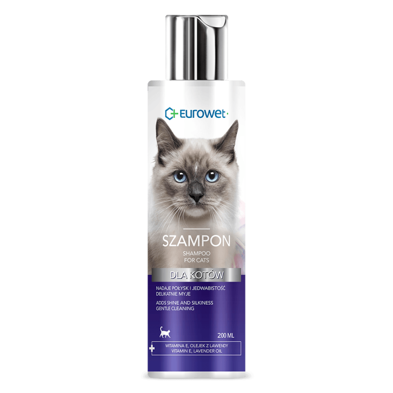 Eurowet, szampon dla kota, 200 ml