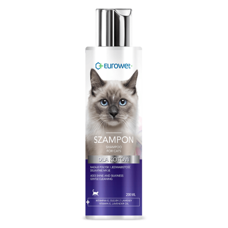 Eurowet, szampon dla kota, 200 ml