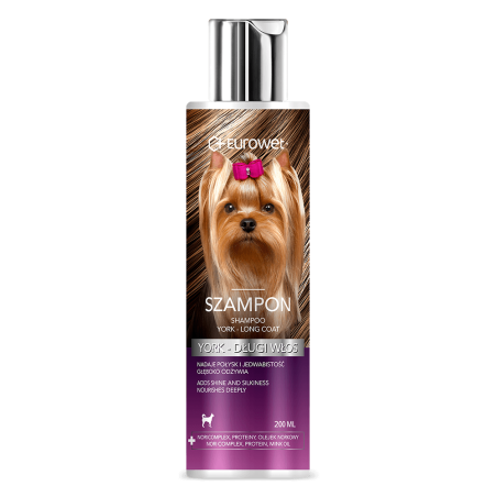 Eurowet, szampon dla Yorka, długi włos, 200 ml