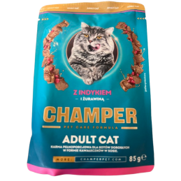Champer, kot, indyk z żurwainą, saszetka 85 g