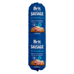 Brit, Premium by Nature Dog Adult Sausage Chicken & Lamb, 800 g