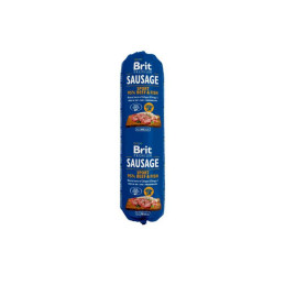 Brit, Premium by Nature Dog Adult Sausage Beef & White, Sport Formuła, 800 g