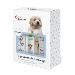Over Zoo, wyprawka dla szczeniąt, pasta, szampon i eliminator moczu