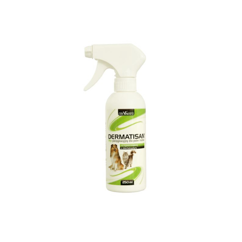 Vet Agro, Dermatisan, płyn z chlorheksydyną, 250ml