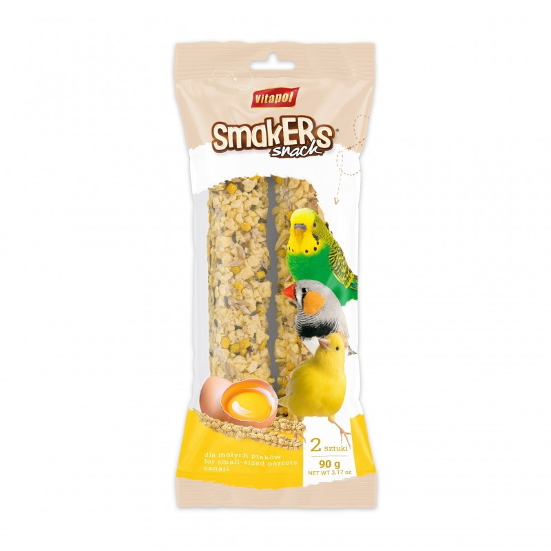 Vitapol, Smakers jajeczny dla małych ptaków, w folii, 50 g