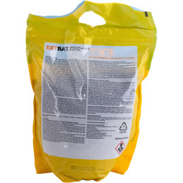 Extrat, Trutka na myszy i szczury, granulat niebieski 3 kg brodifakum,