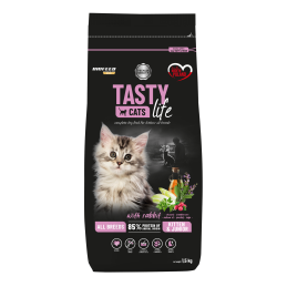 Biofeed, Tasty Cats Life kitten z królikiem, 1,5 kg