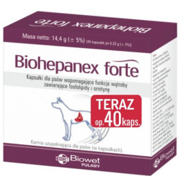 Biohepanex forte, wspomagające funkcje wątroby