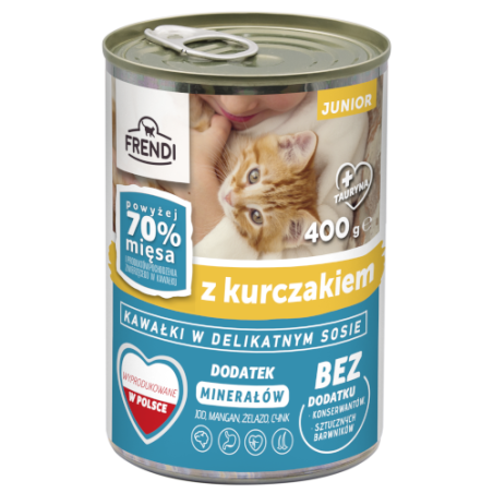 Frendi Puszka dla Kota JUNIOR Kurczak w Sosie 400 g