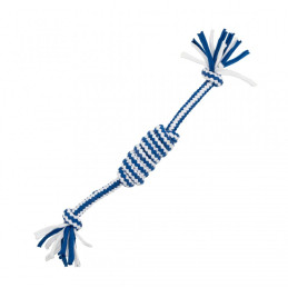 Barry King, Zabawka, dla psa, szarpak, biało-niebieski, 38 cm