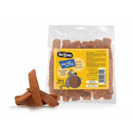 Hau&Miau, Pausesnack przysmak dla psa, paski z jagnięciną, 500 g