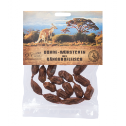 O'Canis Mini kiełbaski dla psa z kangura, 100 g