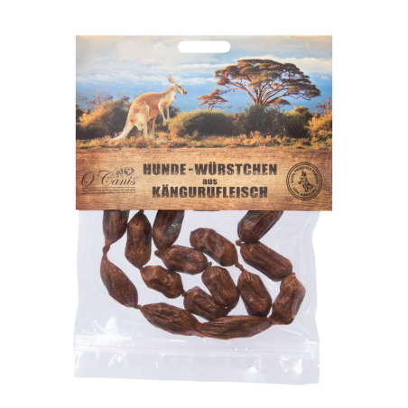 O'Canis Mini kiełbaski dla psa z kangura, 100 g