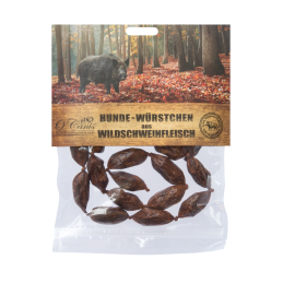 O'Canis Mini kiełbaski dla psa z dzika, 100 g