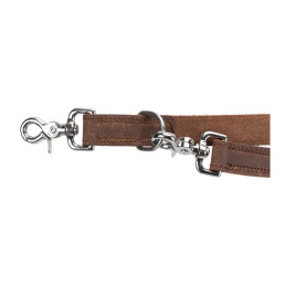 Trixie, Smycz regulowana Rustic z grubej skóry, L–XL