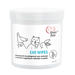 Over Zoo, Chusteczki do pielęgnacji uszu Ear, 50 szt