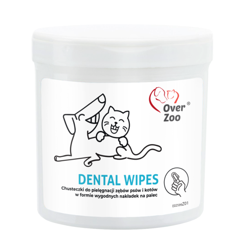 Over Zoo, DENTAL WIPES - Chusteczki do pielęgnacji zębów, 50 szt