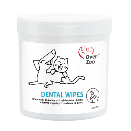 Over Zoo, DENTAL WIPES - Chusteczki do pielęgnacji zębów, 50 szt