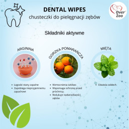 Over Zoo, DENTAL WIPES - Chusteczki do pielęgnacji zębów, 50 szt