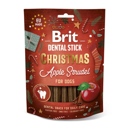 BRIT Dental Stick Christmas Apple Strudel 7 szt. 250 g