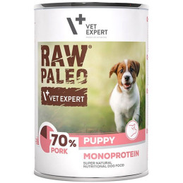 Vet Expert, Raw Paleo Puppy, Pork&Lamb, 400 g